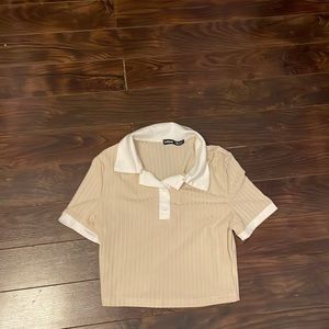Woman’s cropped polo